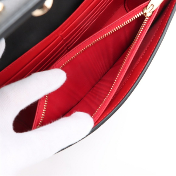 Christian Louboutin Panettone Leather Stud Chain Shoulder Bag Black - Picture 7 of 8